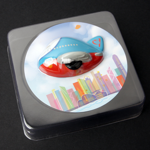 비행기 모양 자석 메모 클립 