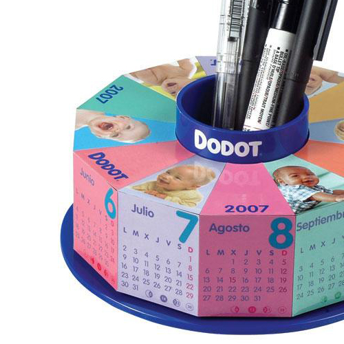 회전 캘린더 디스크 