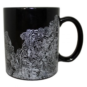 11온스 검정 머그컵 (디자인바치)