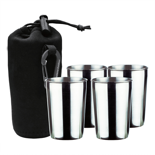 스텐레스 뉴 레져용컵세트(180ml X 4개)(GG-0137)