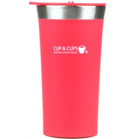 라임슬림패션텀블러 핑크 (350ml)